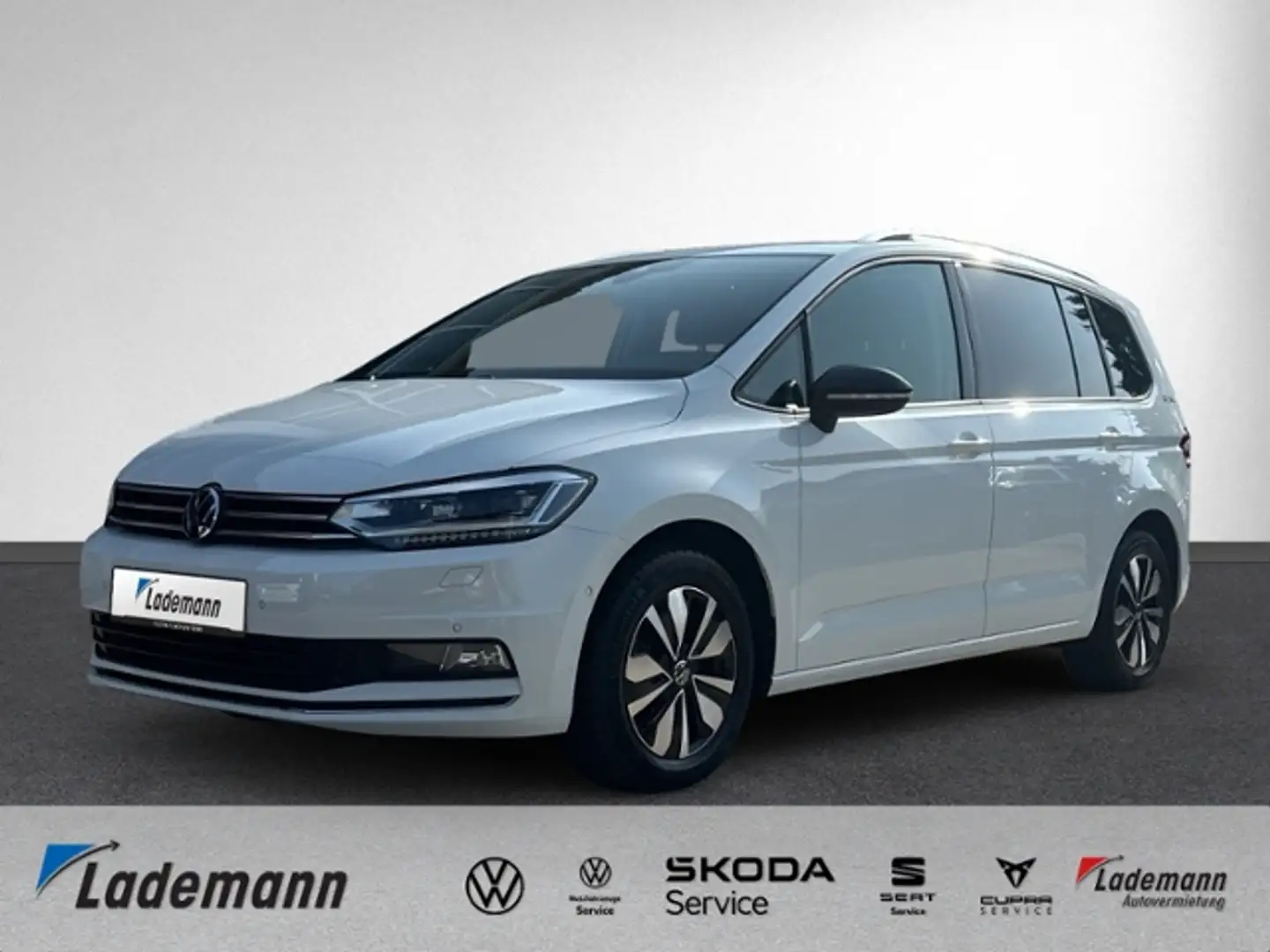Volkswagen Touran 1.5 TSI DSG 7-SITZER+PANO+AHK+NAVI+LED+SH Weiß - 1