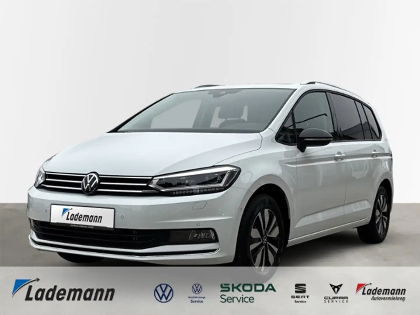 Volkswagen Touran 1.5 TSI DSG 7-SITZER+PANO+AHK+NAVI+LED+SH Weiß - 1