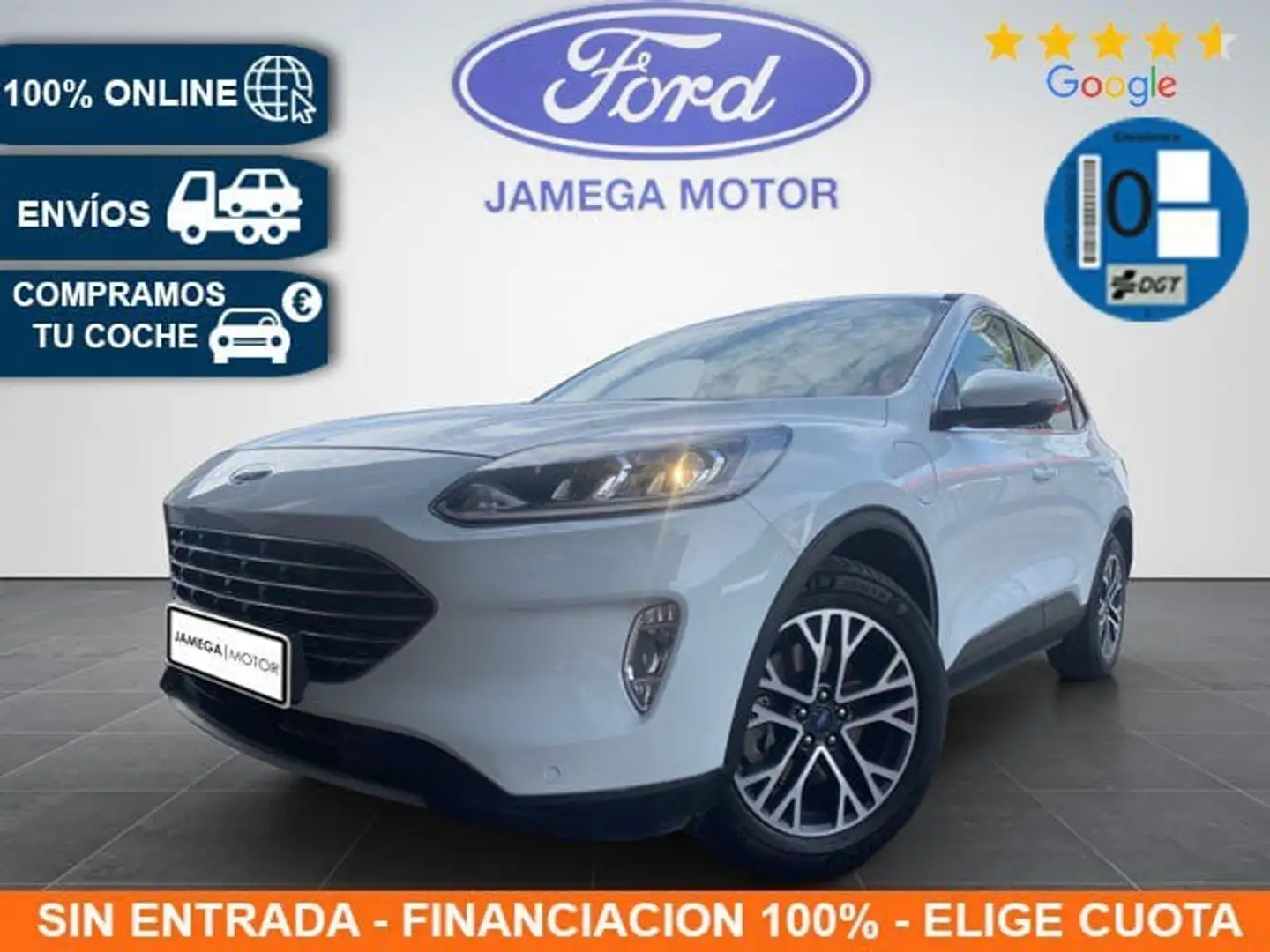 Ford Kuga 2.5 Duratec PHEV 224cv FWD Auto Titanium Blanc - 1