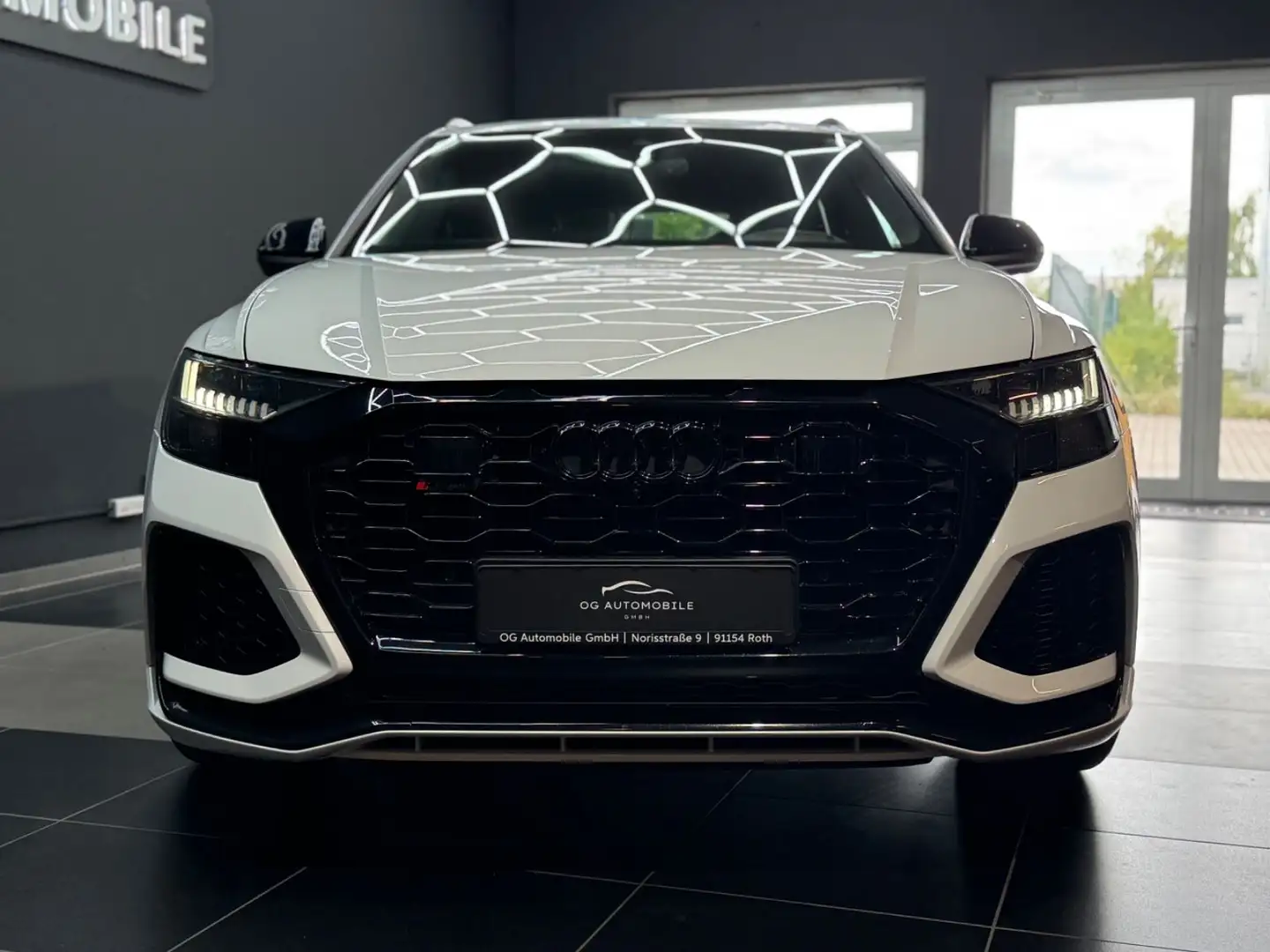 Audi RS Q8 *KERAMIK*305kmh*MASSAGE*B&O*HEADUP*PANO*AHK* Blanc - 2