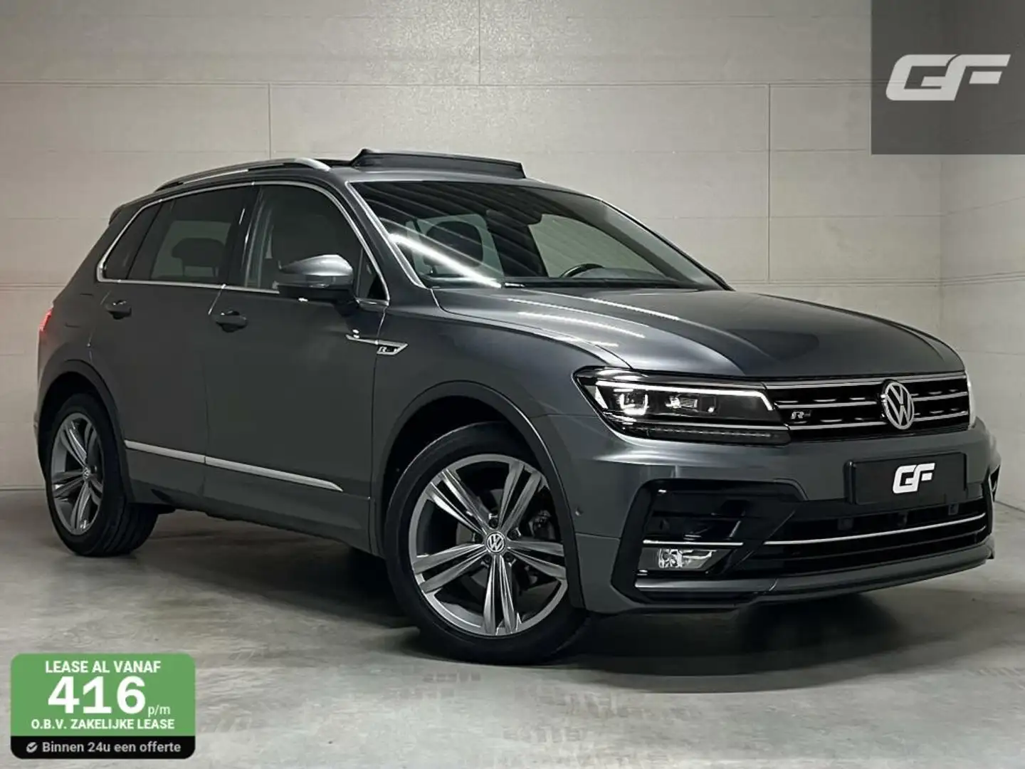 Volkswagen Tiguan 1.5 TSI ACT 2x R-Line Pano Virtual ACC NAP Gris - 1