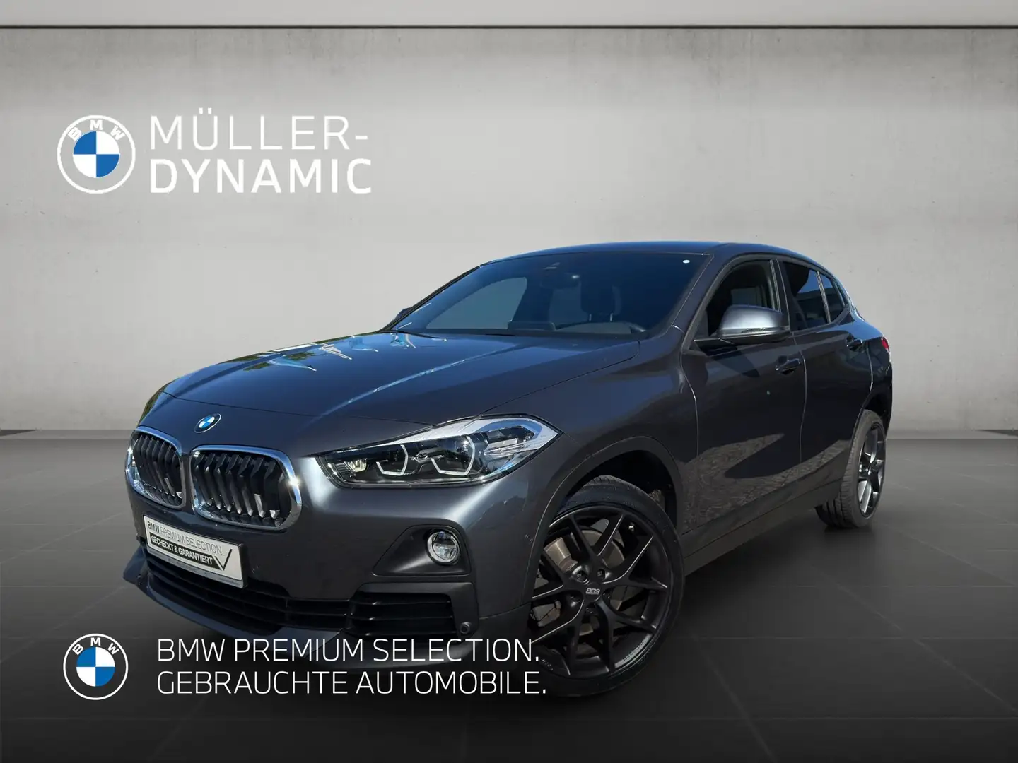 BMW X2 sDrive20d ADVANTAGE LED KOMFORTZUG NAVI+ PDC SHZ Grau - 1