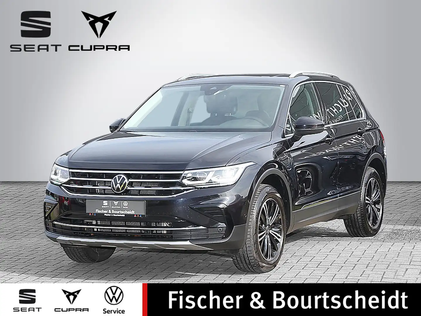 Volkswagen Tiguan 1.4 TSI eHybrid Elegance NAV PANO AHK Schwarz - 1