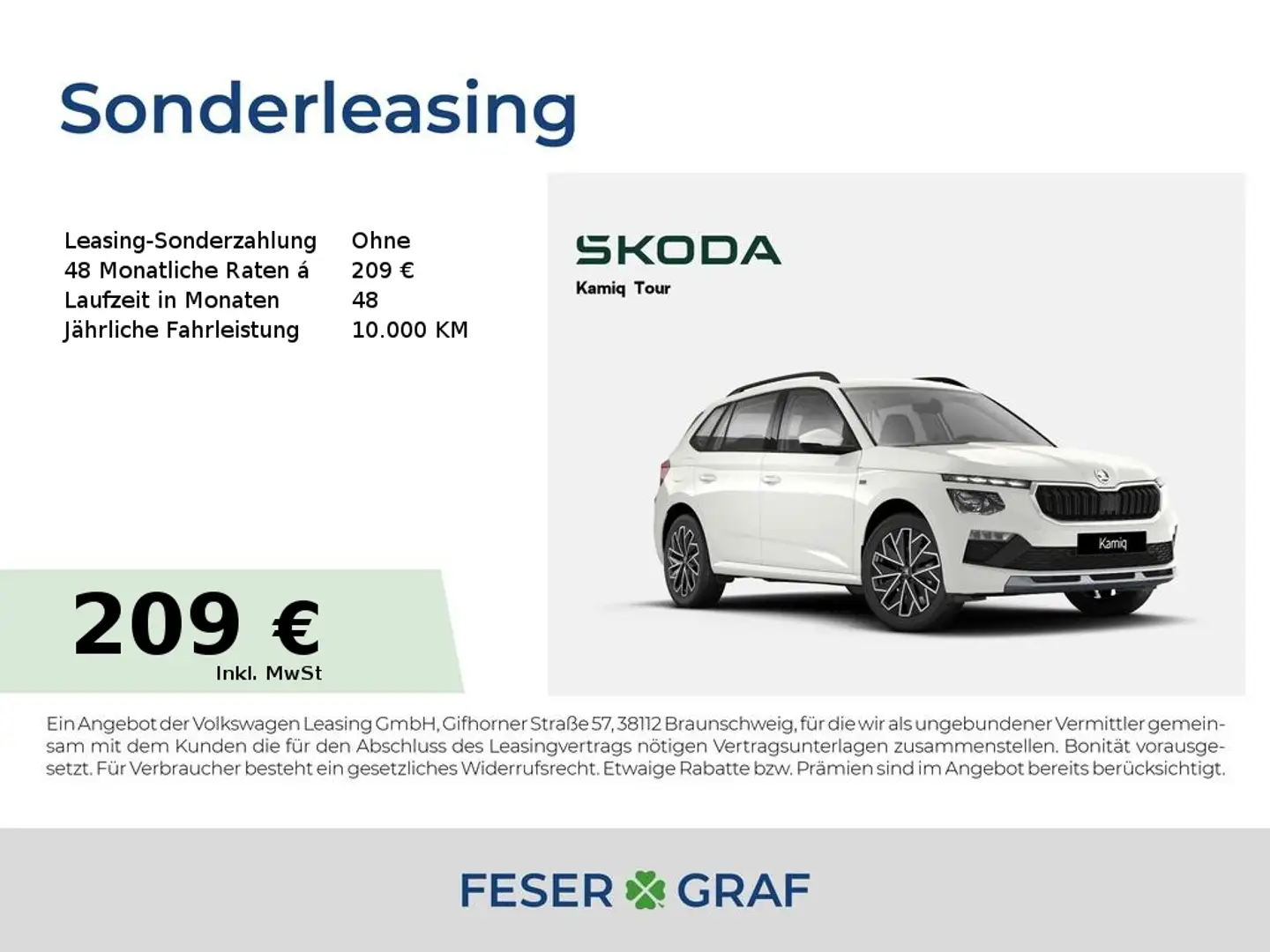 Skoda Kamiq Tour 1,0 TSI 70 kW*KAM*SZH*LED*Smart-Link* Weiß - 1