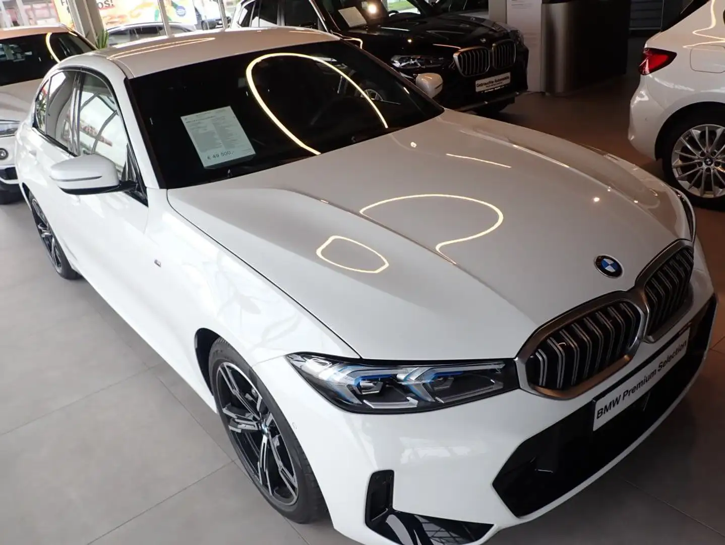 BMW 318 d Limousine M-Sport Weiß - 1