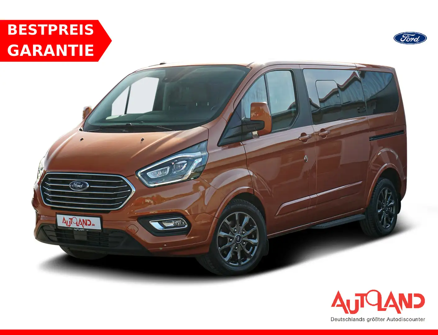 Ford Tourneo Custom 2.0 TDCI Titanium X AHK Kamera Orange - 1