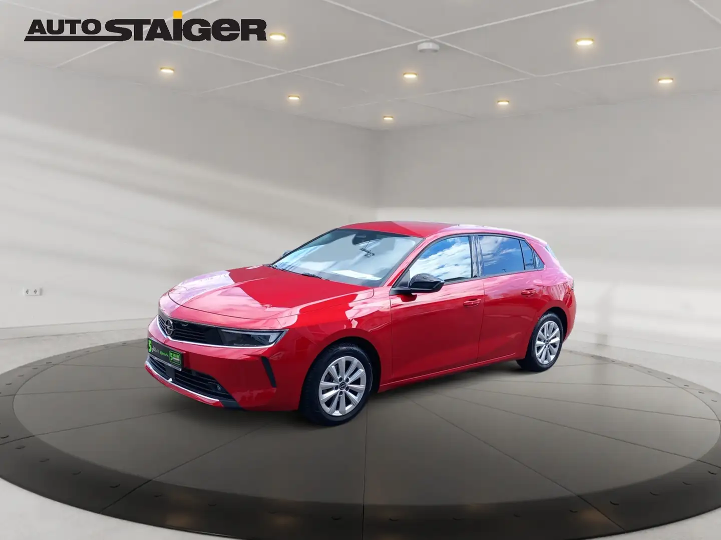 Opel Astra L 1.2 Turbo Enjoy Klima, Alu, PDC, SHZ Rojo - 2