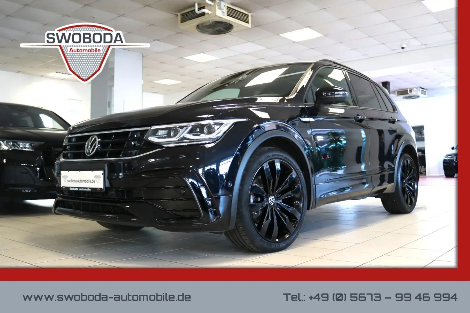 Volkswagen Tiguan 2x R-Line Black Style 360° Pano Matrix Noir - 1