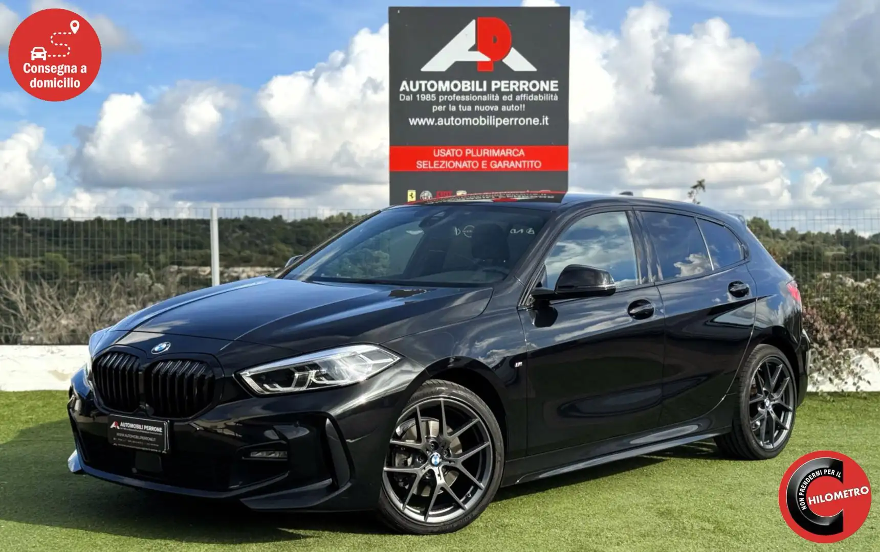 BMW 118 d 150cv M-Sport (Auto/Virtual/APP/Led) Noir - 1