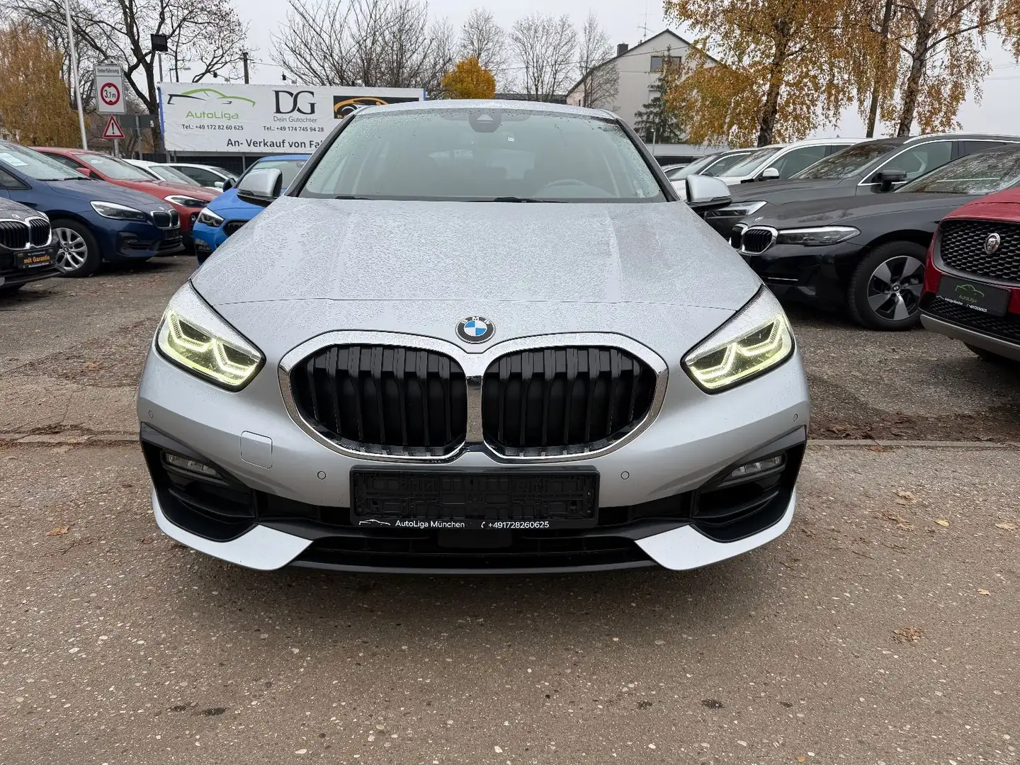 BMW 118 i Sport Line Navi LED Argent - 2