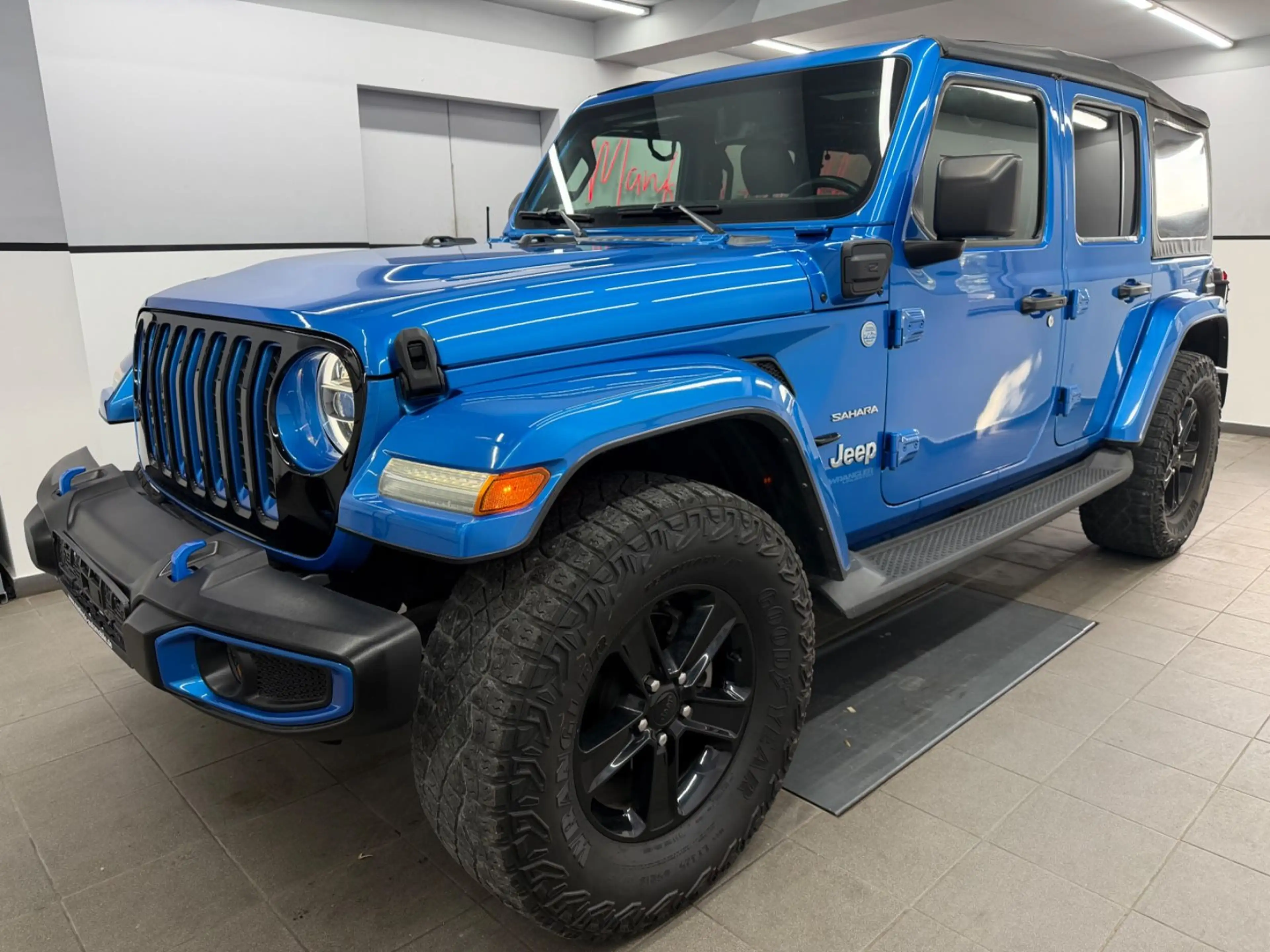 Jeep Wrangler 2.0 4XE Unlimited Sahara*Hydro Blue*LED
