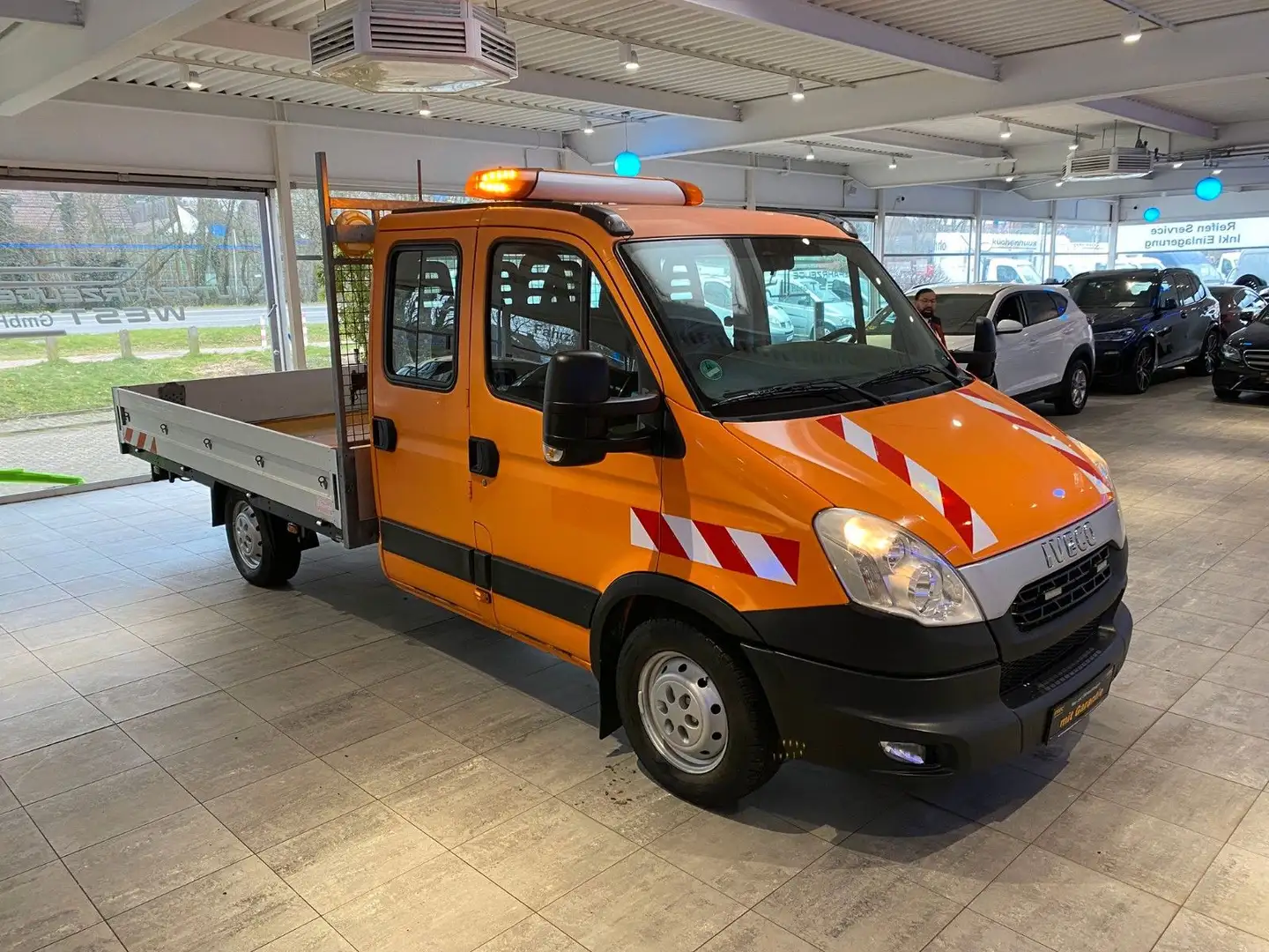 Iveco Daily 35s15 DoKa Maxi Pritsche *AHK 3500Kg* Portocaliu - 1