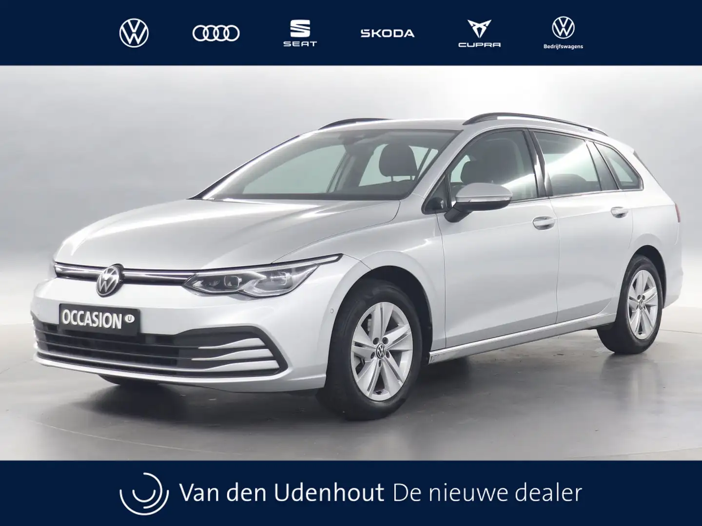 Volkswagen Golf Variant 1.5 eTSI 130pk Automaat Life Business / Standkache Zilver - 1