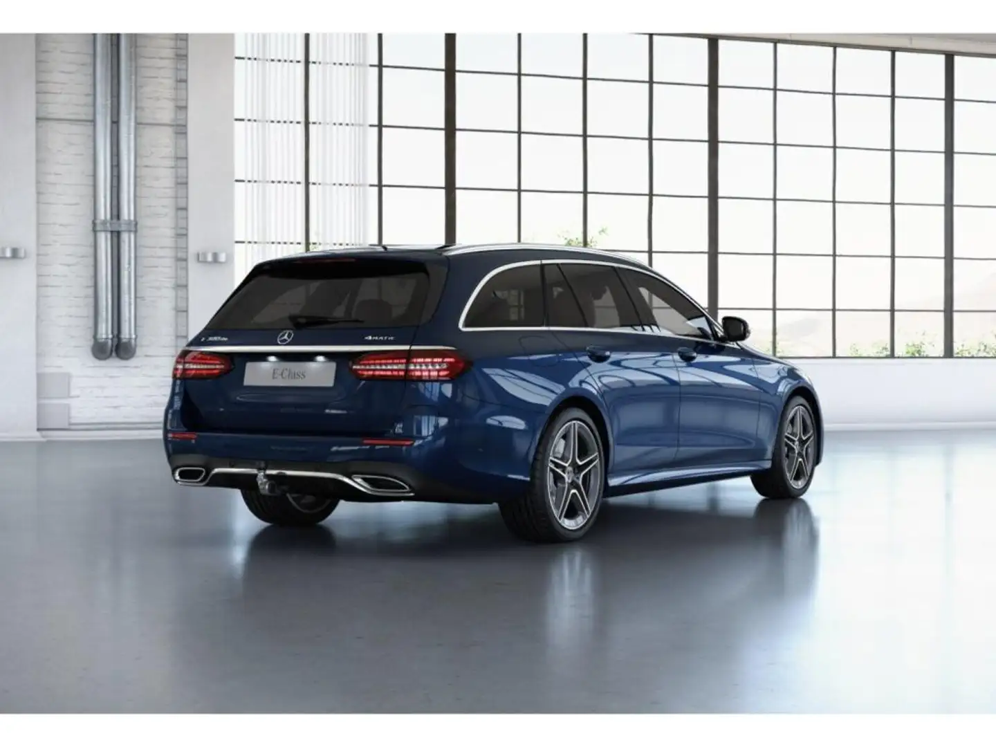 Mercedes-Benz E 300 de 4M T AMG-Sport/Distr/Memo/AHK/LED/Totw Blau - 2