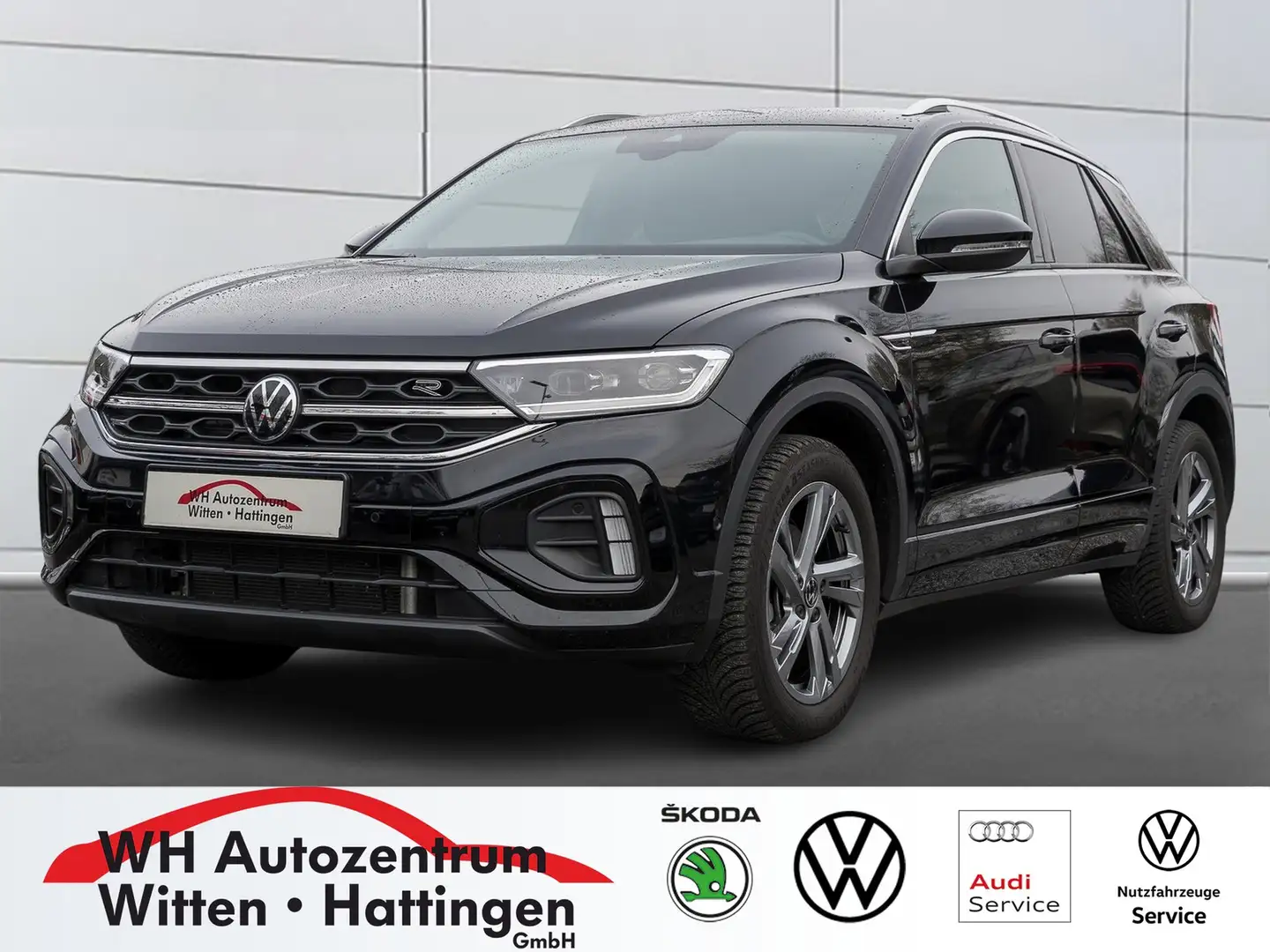 Volkswagen T-Roc 1.5 TSI DSG R-Line NAVI AHK REARVIEW LED GJ-REI... Schwarz - 1
