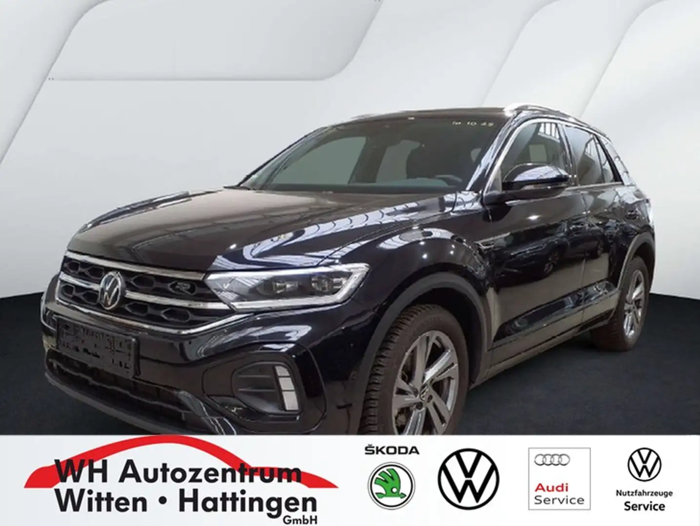 Volkswagen T-Roc 1.5 TSI DSG R-Line NAVI AHK REARVIEW LED GJ-REI... Schwarz - 1