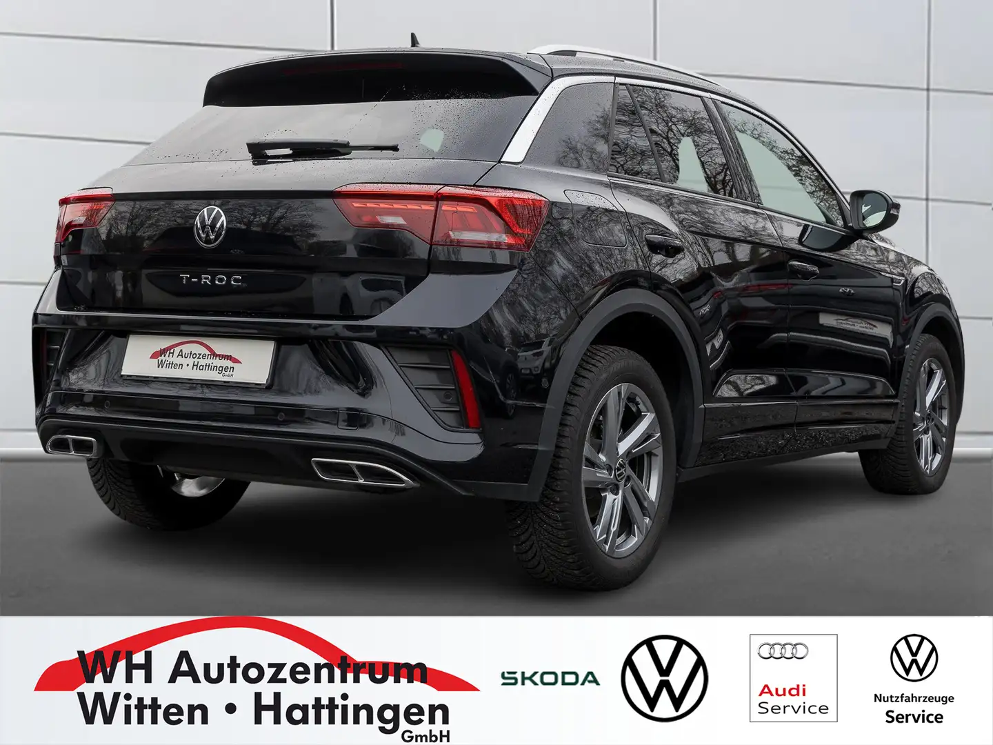 Volkswagen T-Roc 1.5 TSI DSG R-Line NAVI AHK REARVIEW LED GJ-REI... Schwarz - 2