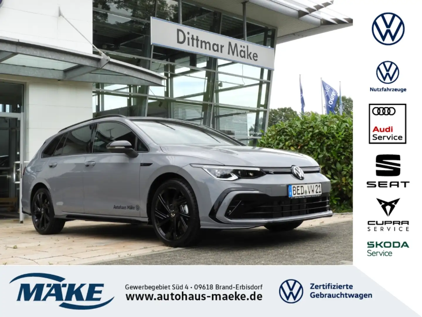 Volkswagen Golf Variant R-Line 2.0 TSI DSG Gris - 1