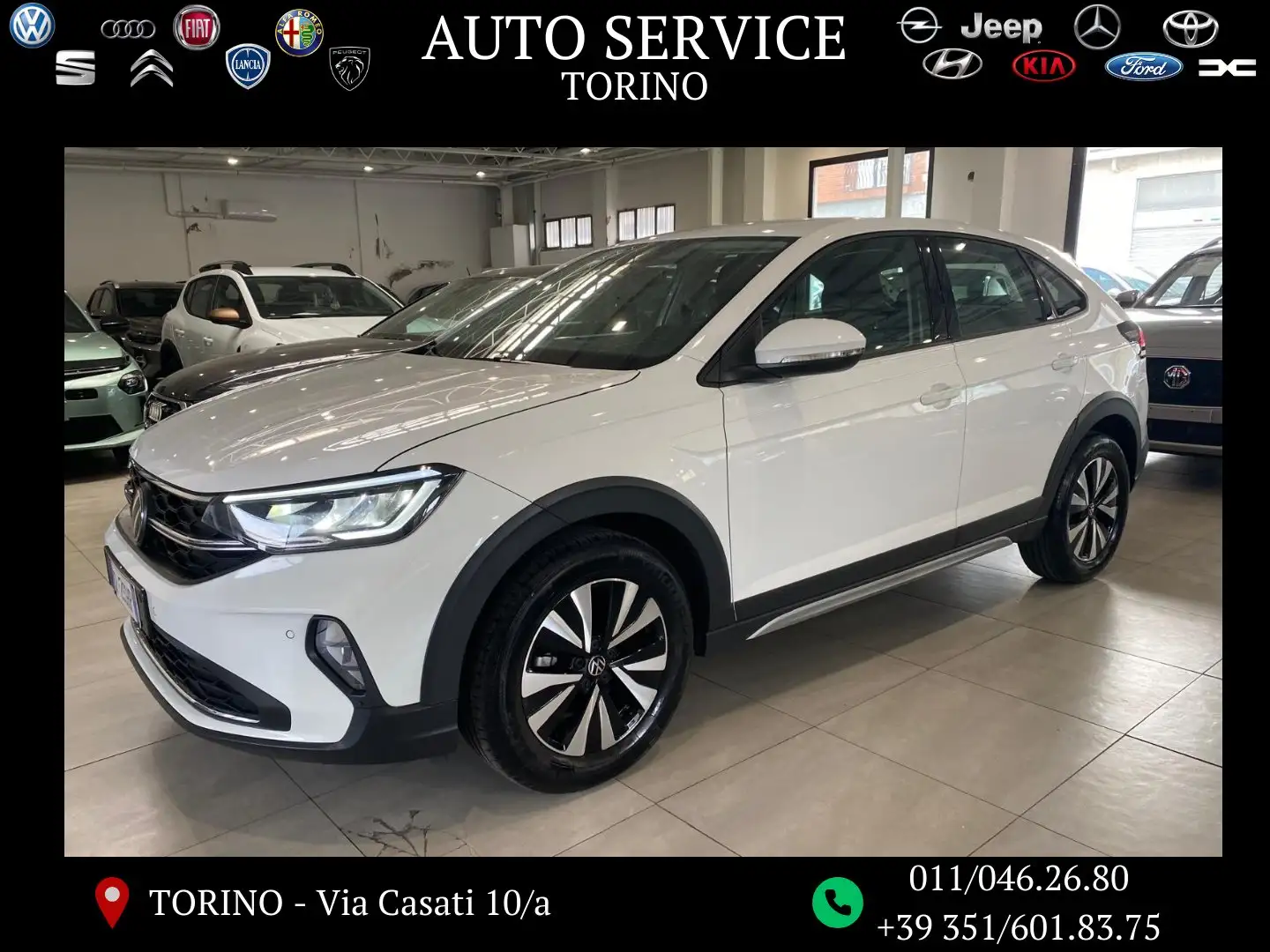Volkswagen Taigo 1.0 tsi Life 95cv Ufficiale aziendale italiana Blanc - 1