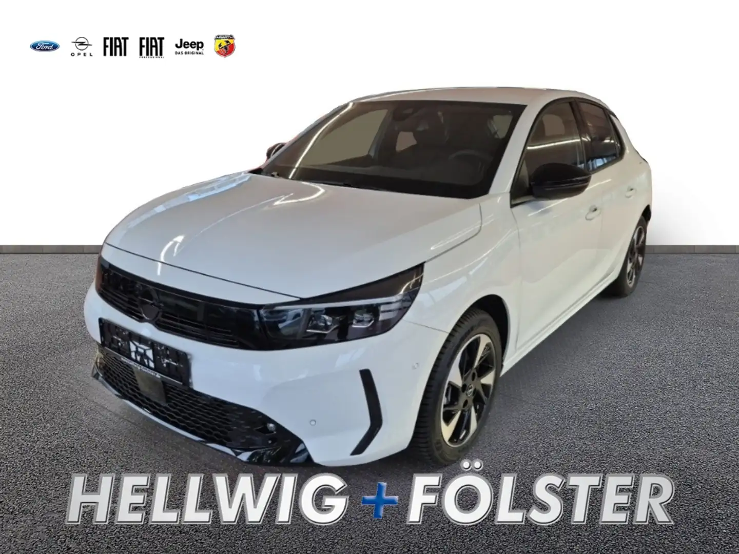 Opel Corsa-e F GS 11 kW Charger SHZ Kamera 360 Weiß - 1