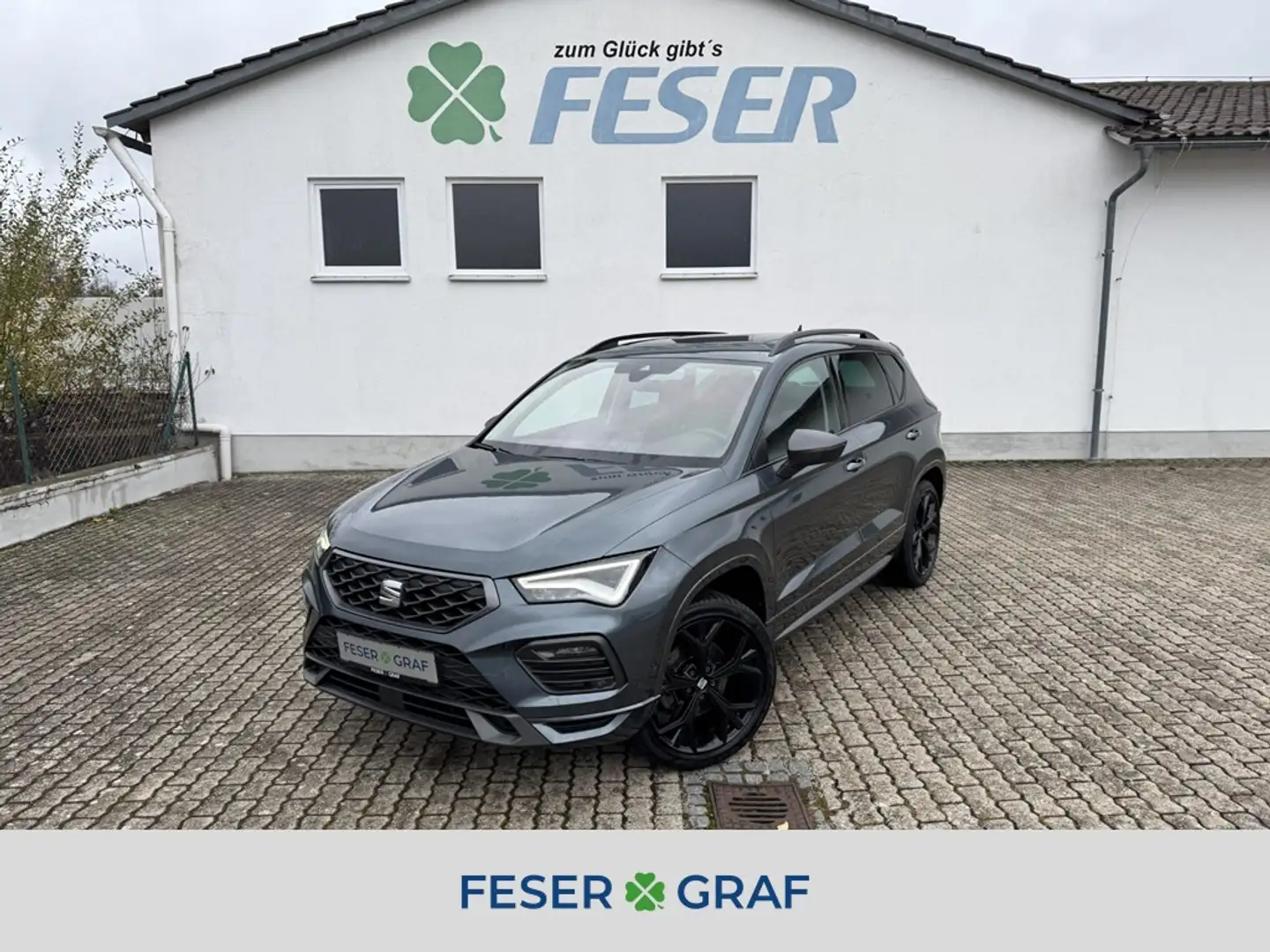 SEAT Ateca FR 2.0 TSI DSG 4Drive ACC AHK eHECK PANO Gris - 1