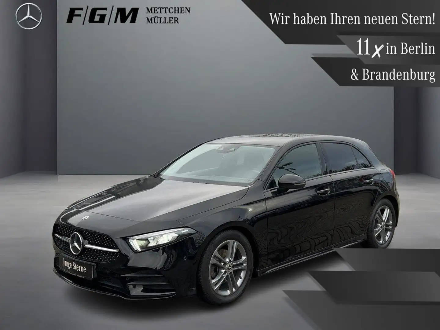 Mercedes-Benz A 180 AMG Line Night|Sitzhz|Kam|LED|LMF|Navi|PDC Schwarz - 1