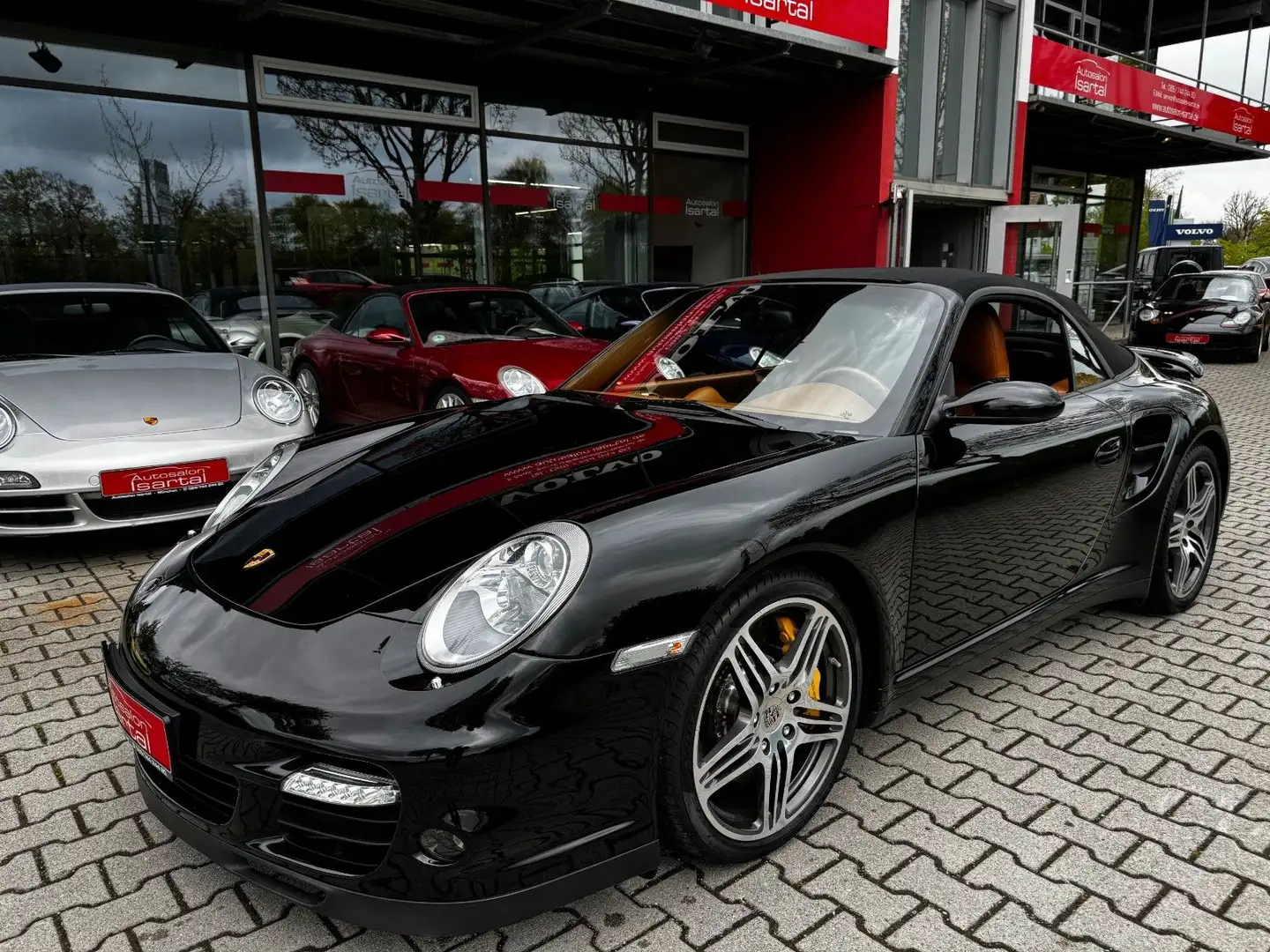 Porsche 997 Turbo Cabrio - 6-Gg. - dt.- PCCB- 1.Lack! Schwarz - 2