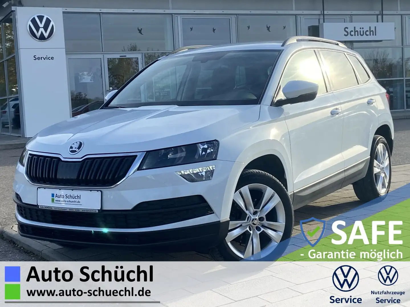 Skoda Karoq 2.0 TDI Style 18"+NAVI+STANDHEIZUNG+AHK+SM Weiß - 1