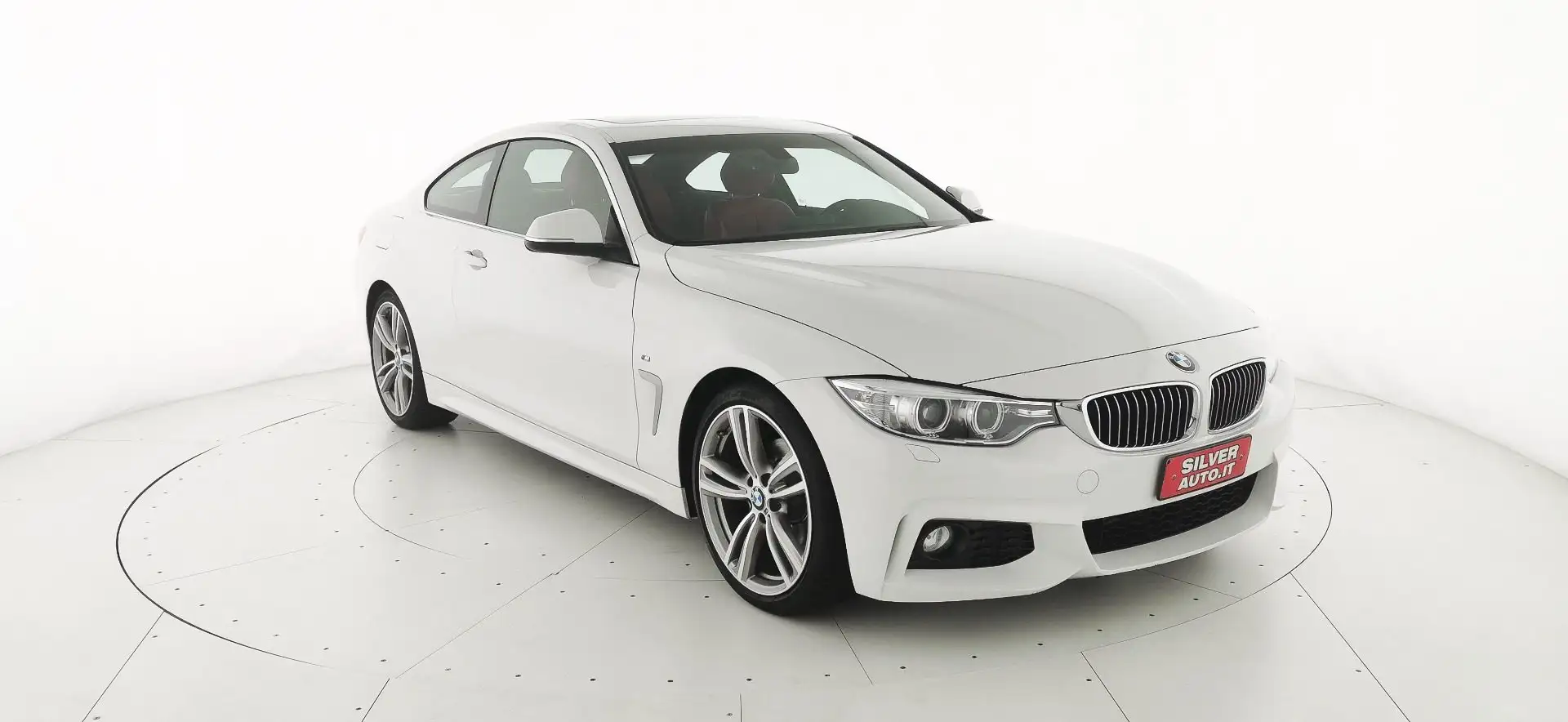 BMW 420 i Coupé Msport Blanc - 1