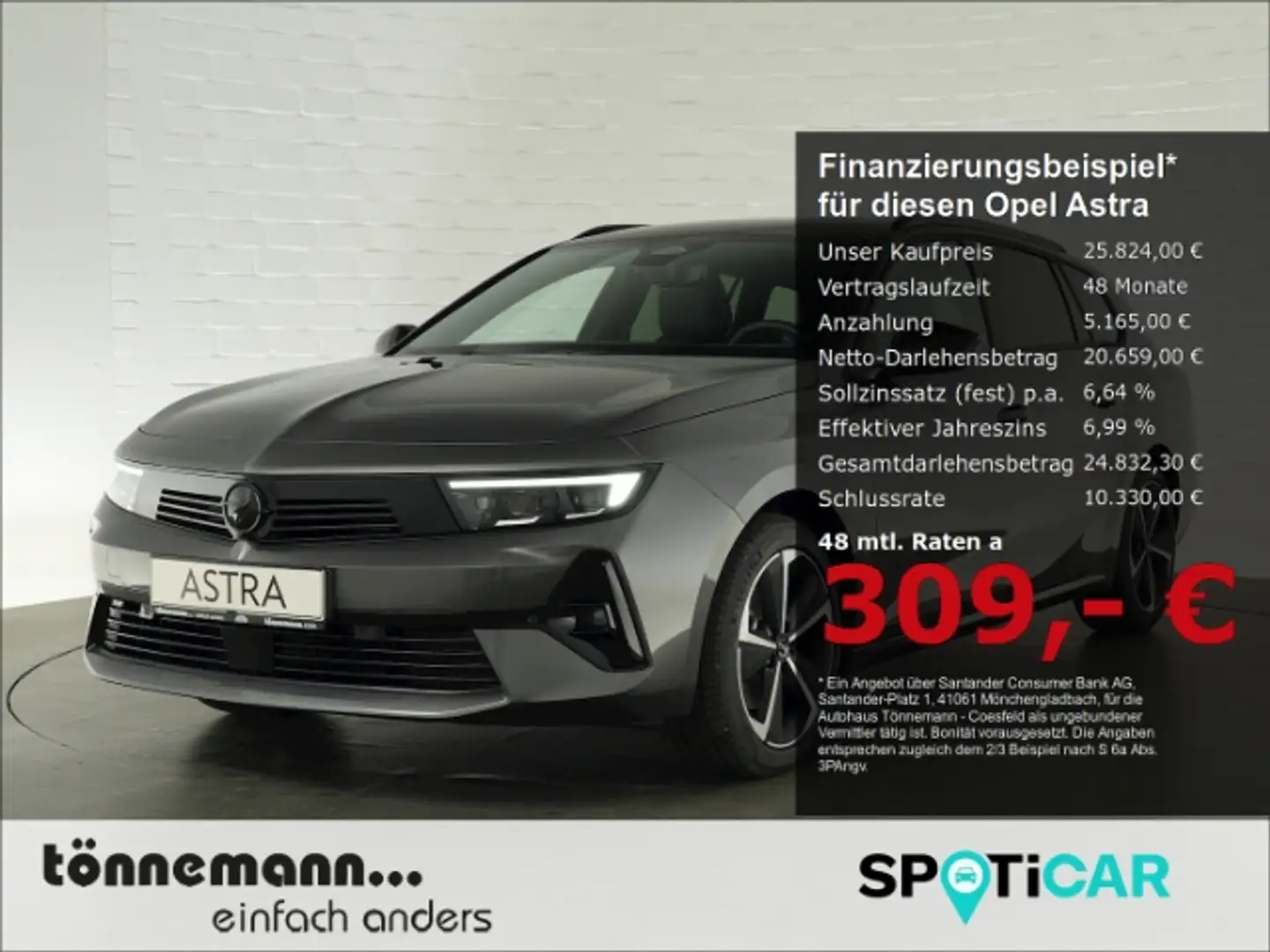 Opel Astra L ST GS+NAVI+ANHÄNGERKUPPLUNG+360 GRAD KAMERA+SITZ Grau - 1