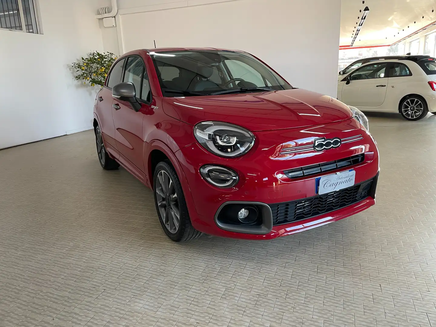 Fiat 500X 1.3 mjet Sport 95cv 2024 KM 9000 Telecam.-Full Led Rosso - 2