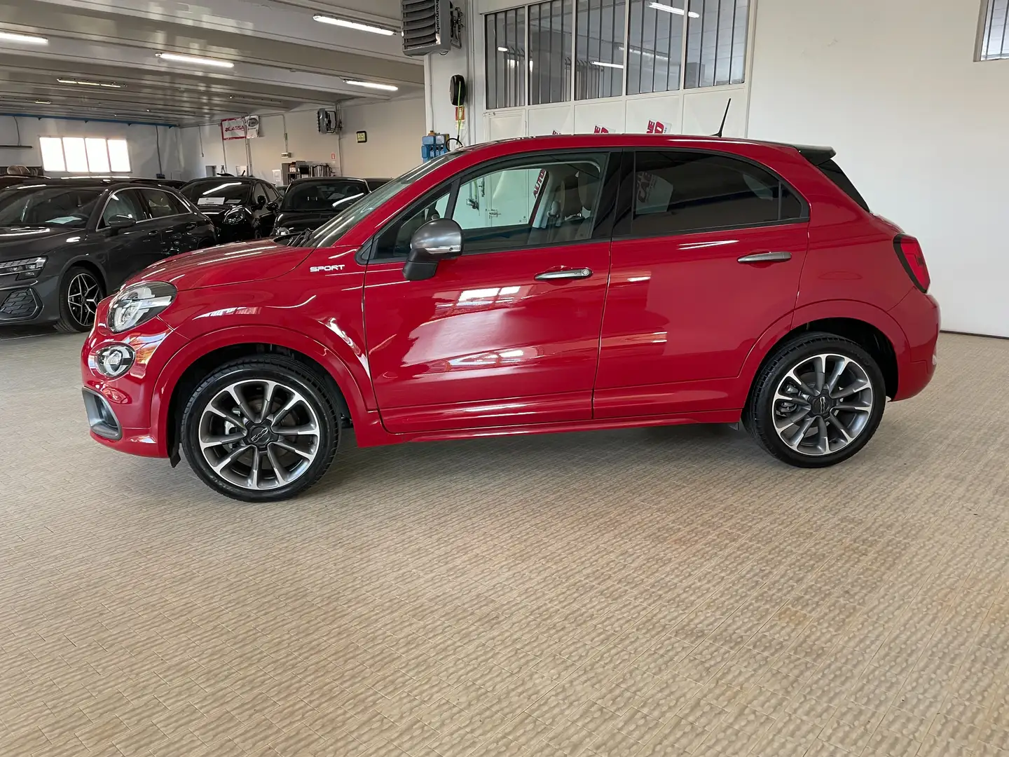 Fiat 500X 1.3 mjet Sport 95cv 2024 KM 9000 Telecam.-Full Led Rosso - 1