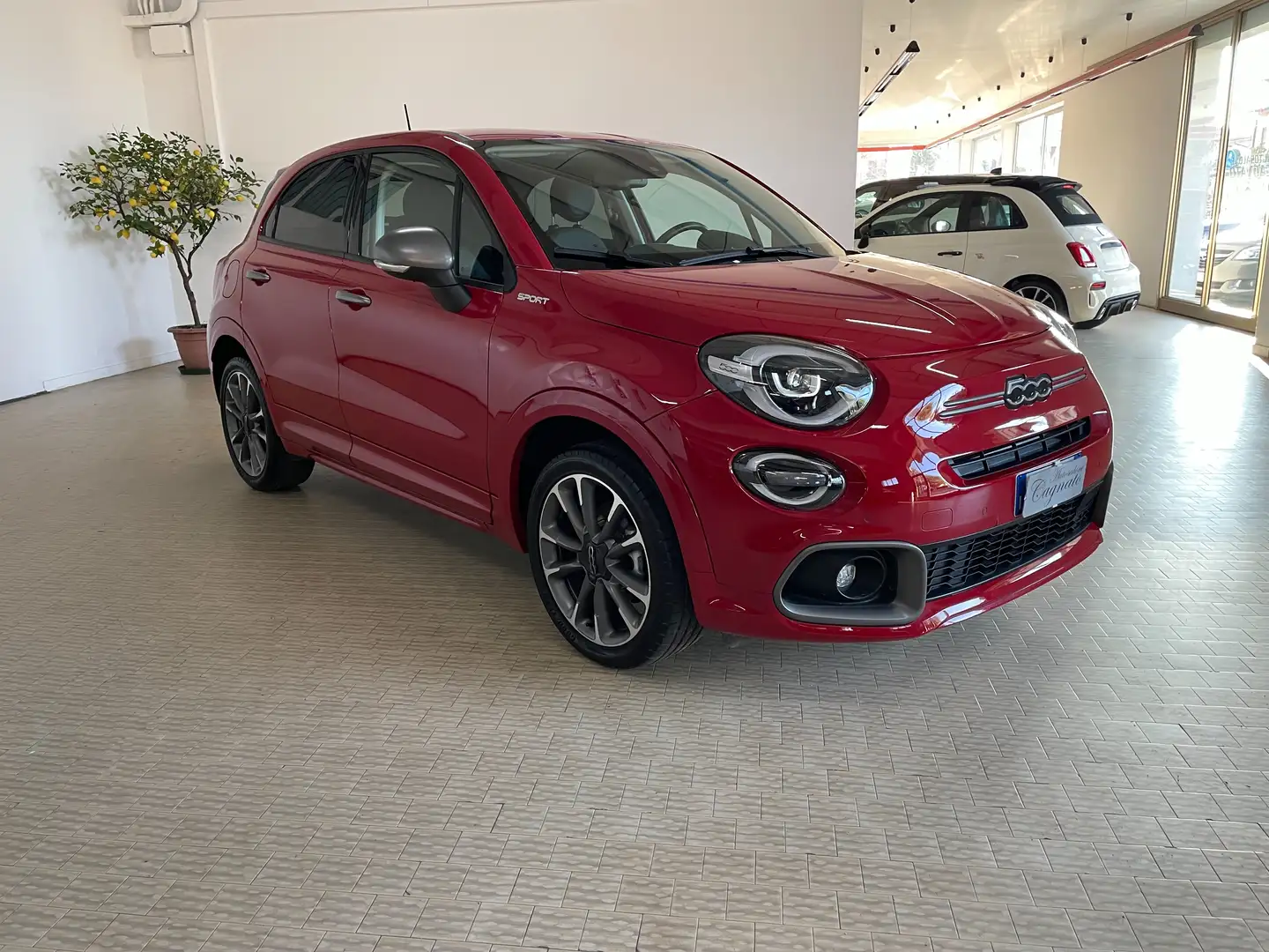 Fiat 500X 1.3 mjet Sport 95cv 2024 KM 9000 Telecam.-Full Led Rosso - 1