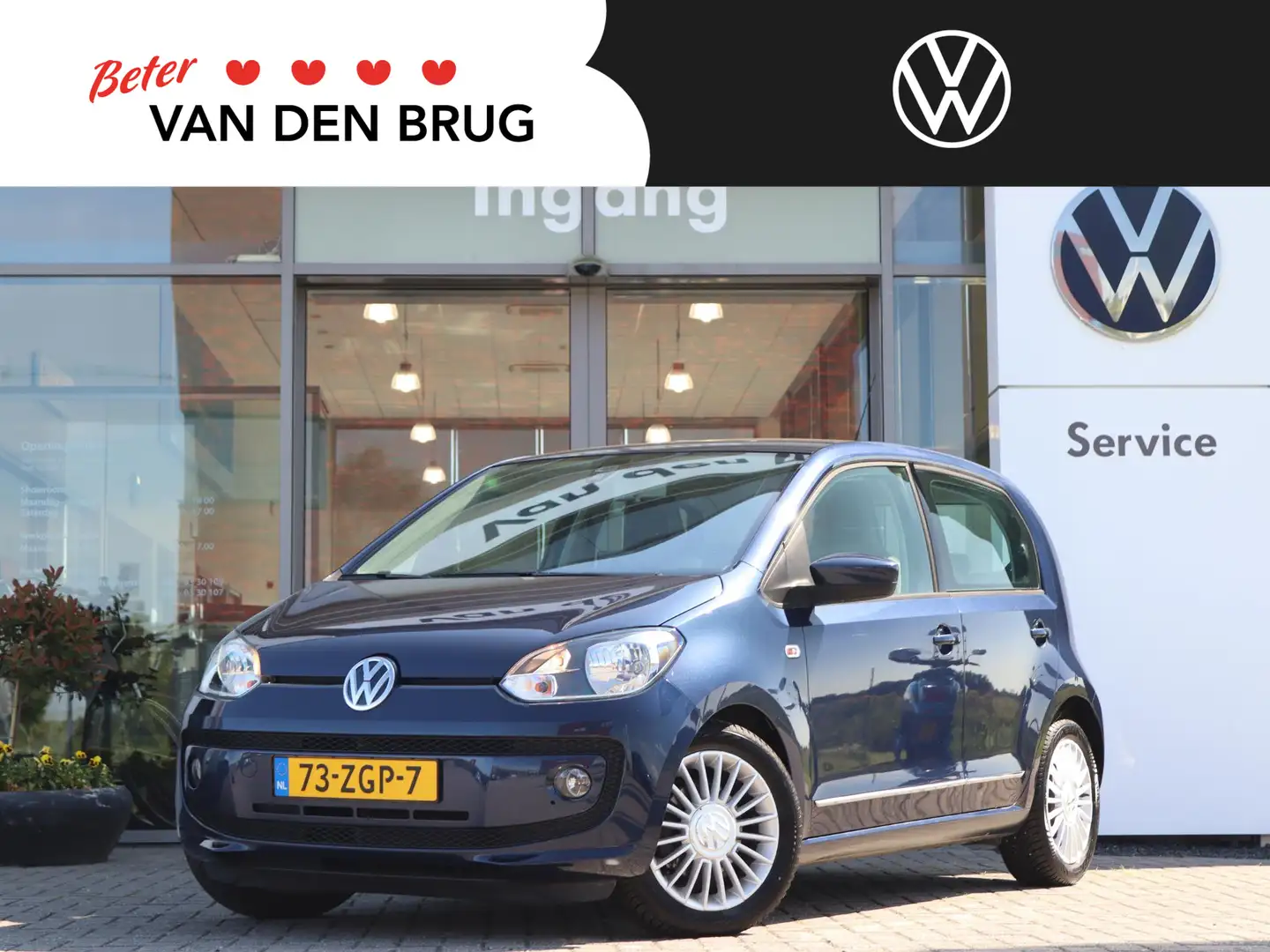 Volkswagen up! 1.0 75 pk high up! BlueMotion | Navigatie | PDC Ac Bleu - 1