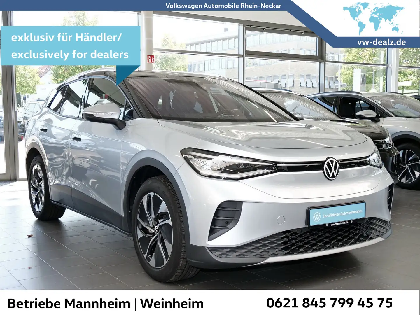 Volkswagen ID.4 Pure 125kW GAR2030 Navi PDC IQ Light Wärmep Silber - 2