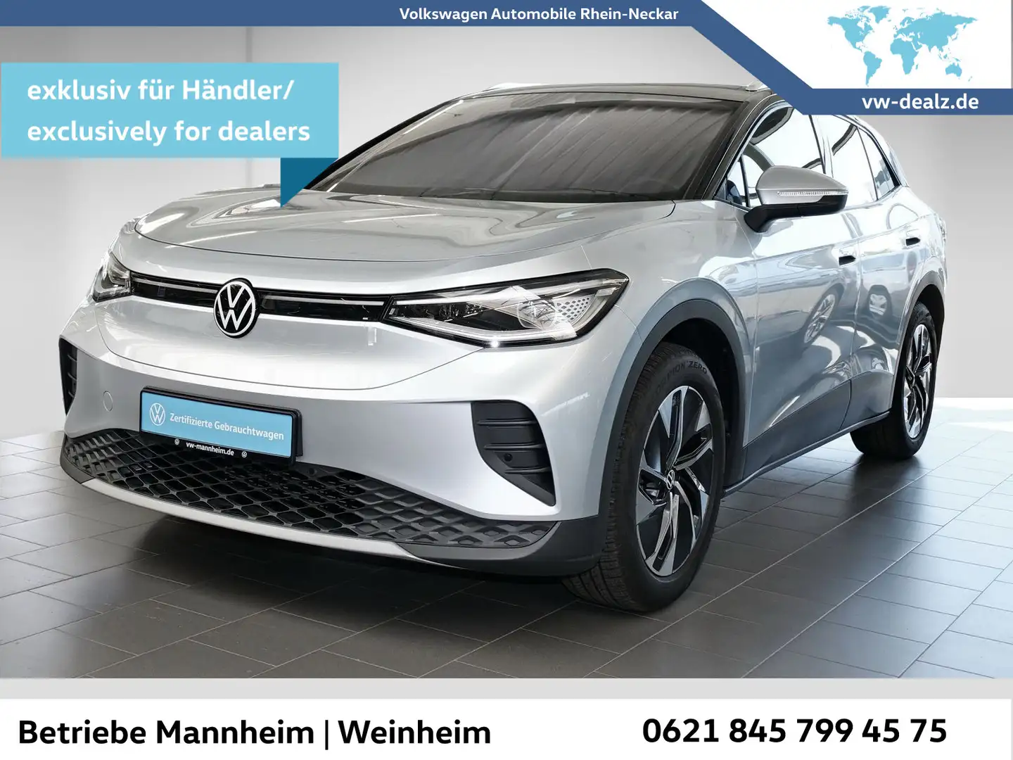 Volkswagen ID.4 Pure 125kW GAR2030 Navi PDC IQ Light Wärmep Silber - 1