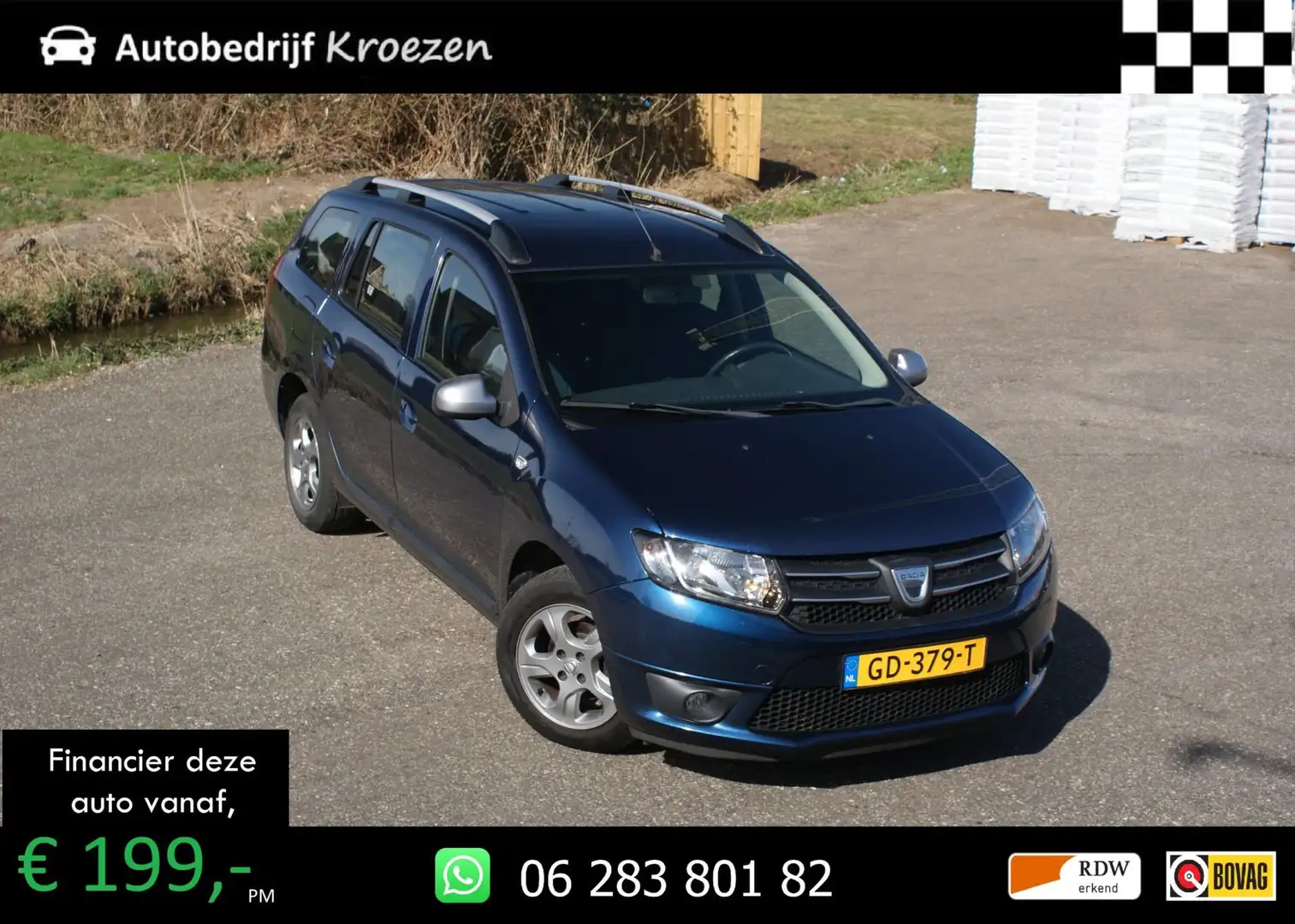 Dacia Logan MCV 0.9 TCe 10th Anniversary | 1e Eig | Org NL | A Azul - 1
