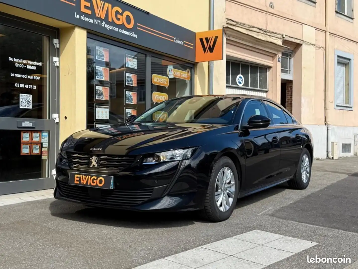 Peugeot 508 GENERATION-II 1.5 BLUEHDI 130 ACTIVE BUSINESS EAT BVA START-STOP-GARANTIE 6 MOIS Schwarz - 1