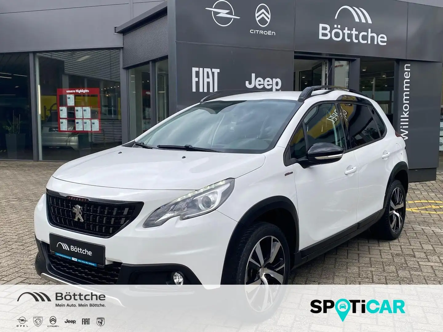 Peugeot 2008 GT Line 1.2 / TEMPOMAT/ LEDER/ NAVI/ RFK Blanc - 1