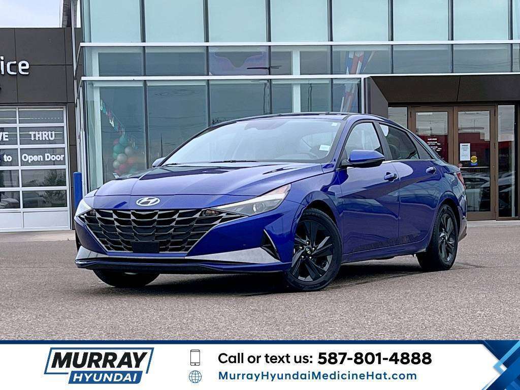 Intense Blue 2022 Hyundai Elantra Hybrid Sedan  Automatic
