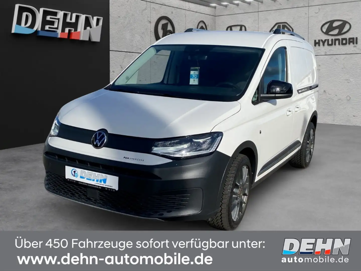 Volkswagen Caddy Cargo 1.5 TSI PanAmerica AHK LED SHZ CAM Ergositze Weiß - 2