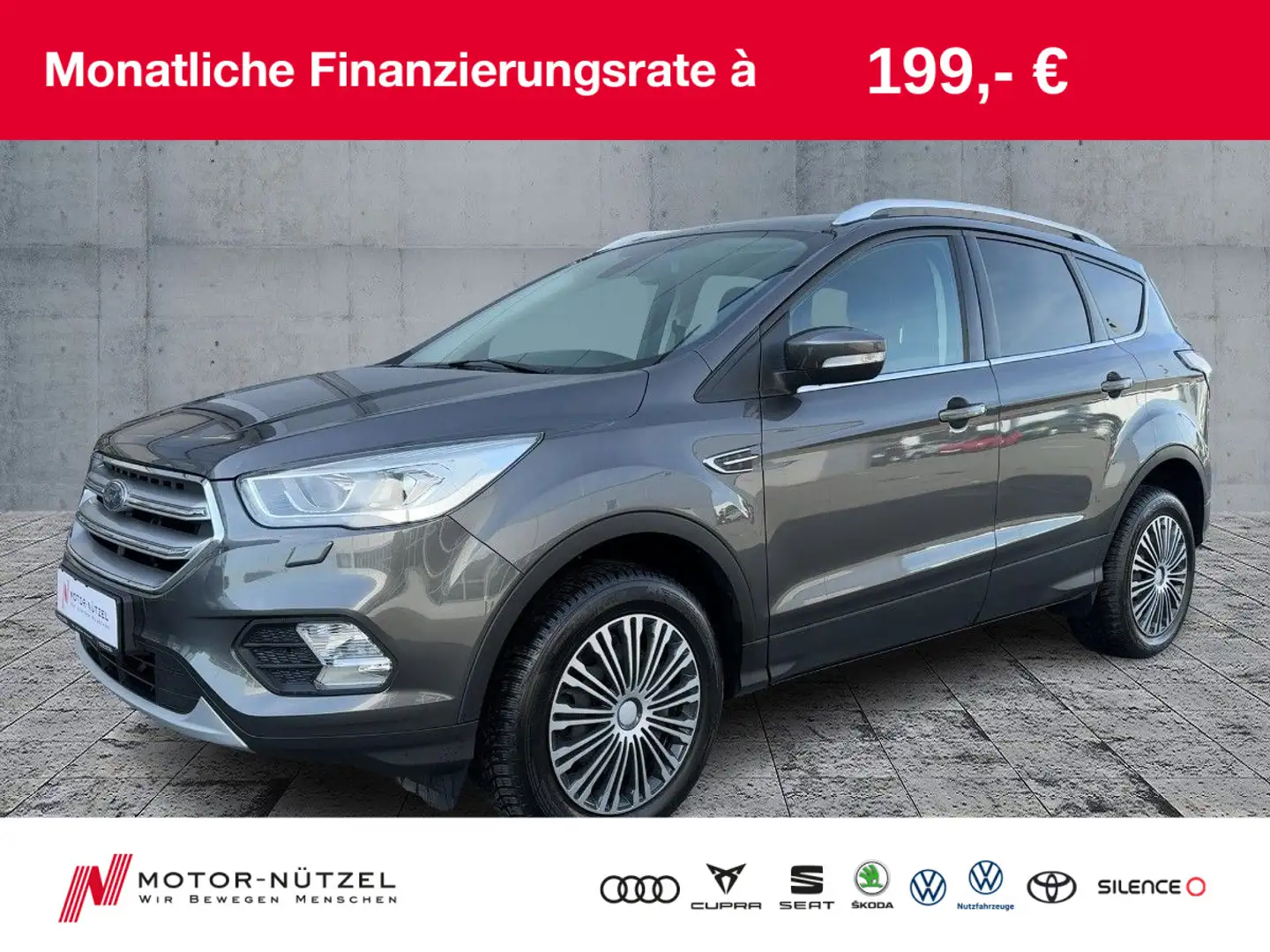Ford Kuga 1.5 EB COOL NAV+SHZ+PDC+GRA+SRA+MFA+NSW+USB Grau - 1