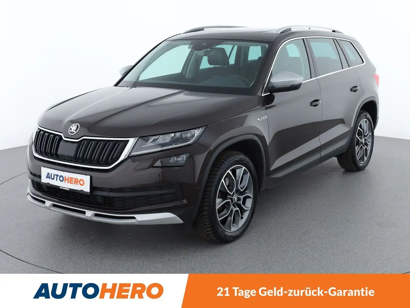 Skoda Kodiaq 2.0 TDI Scout 4x4 Braun - 1