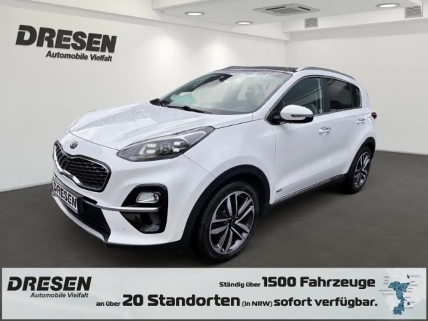 Kia Sportage Platinum Ed 2.0 CRDi NAVI,KAMERA,SITZHZG Weiß - 1