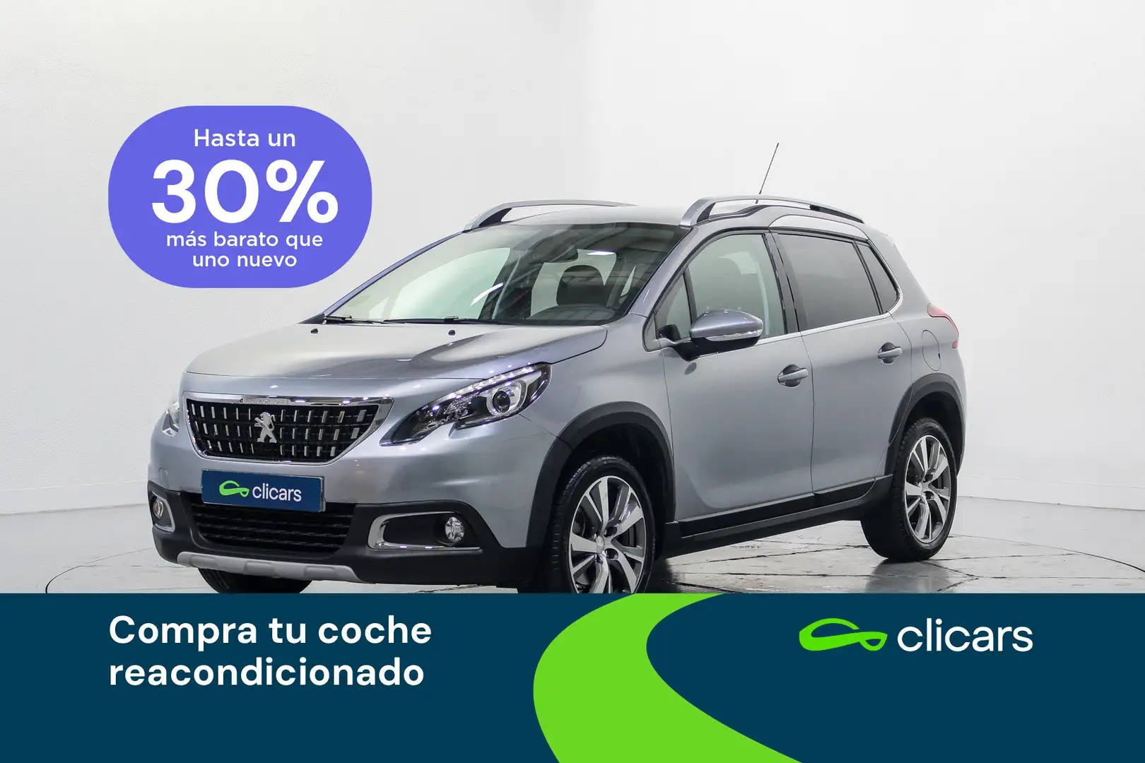 Peugeot 2008 1.2 PureTech S&S Allure 110 Gris - 1