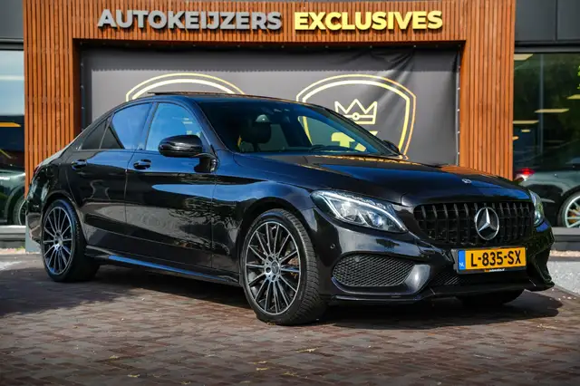Mercedes-Benz C 400 4MATIC AMG Panodak Leer Navigatie Cruise Stoelverw