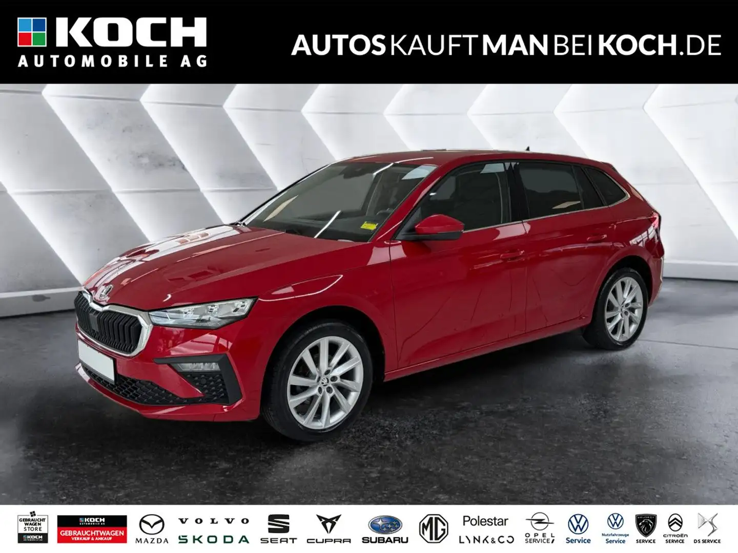 Skoda Scala 1.0 TSI DSG Selection KAMERA SMART LINK FSE Rot - 1