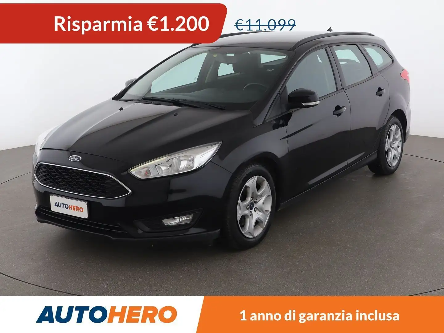 Ford Focus 1.5 TDCi Plus SW 95 CV Nero - 1