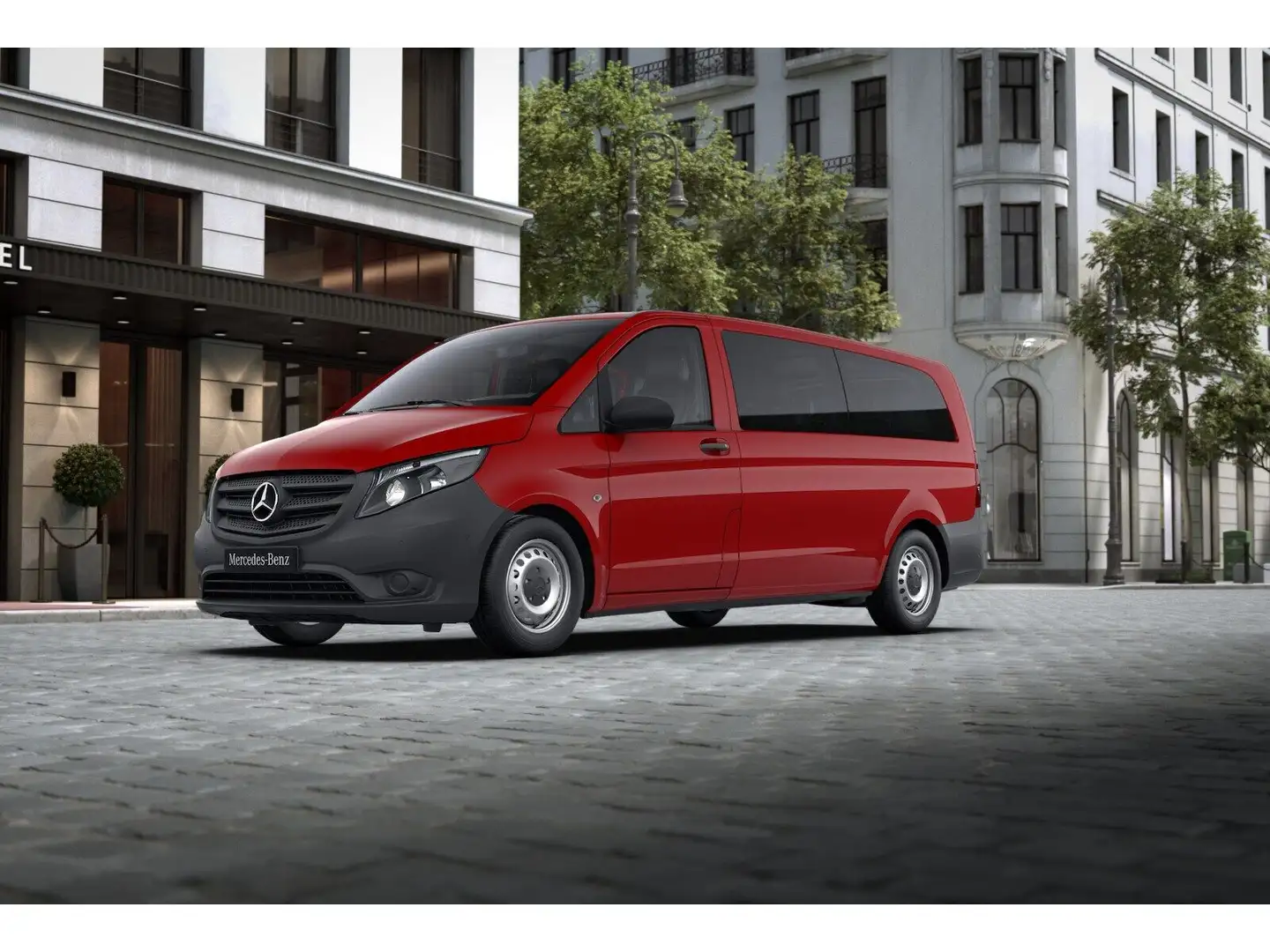Mercedes-Benz Vito 110 CDI Kombi Extralang Rot - 1