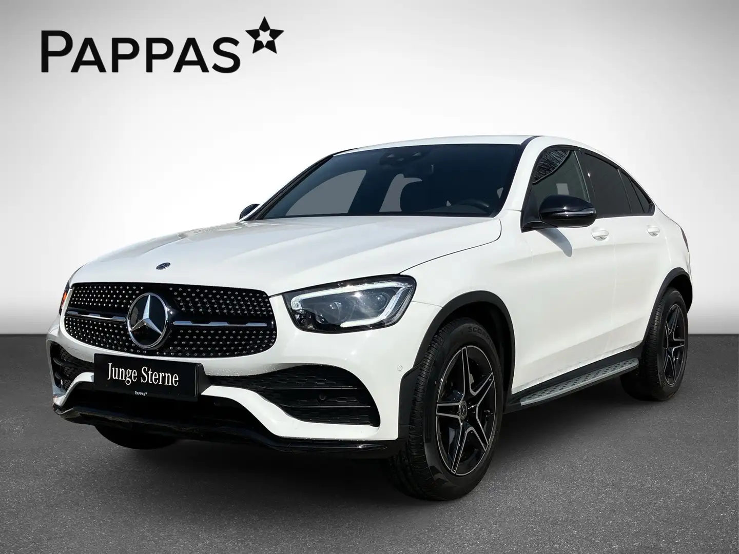 Mercedes-Benz GLC 200 d 4MATIC Coupé Navi Cam AUT Wide LED SHZ Weiß - 2